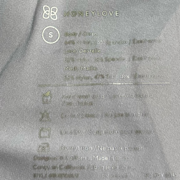 Honeylove CrossOver Runway Seamless Lace Black Bra Small - Picture 7 of 8